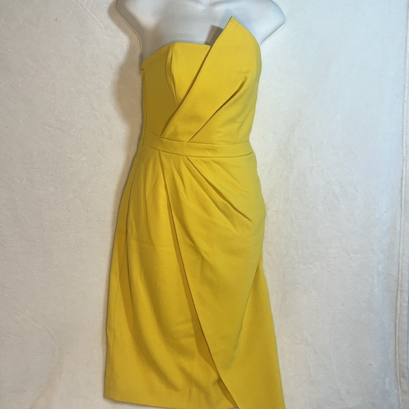House of CB London Uma Yellow Dress S - Picture 4 of 11